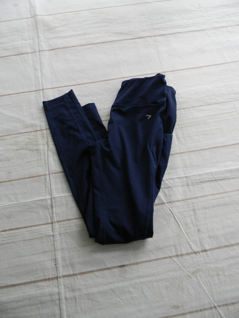 GYMSHARK DRY WM'S NAVY BLUE LEGGINGS SZ M